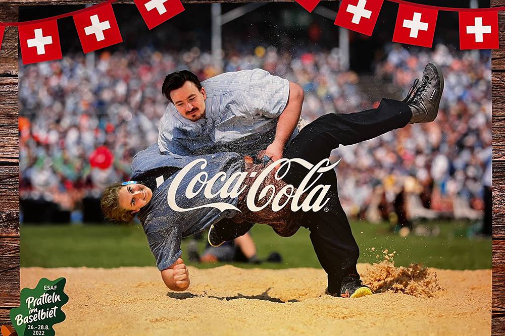 Mit Coca Cola ans Eidgenössische Schwing- und Älplerfest